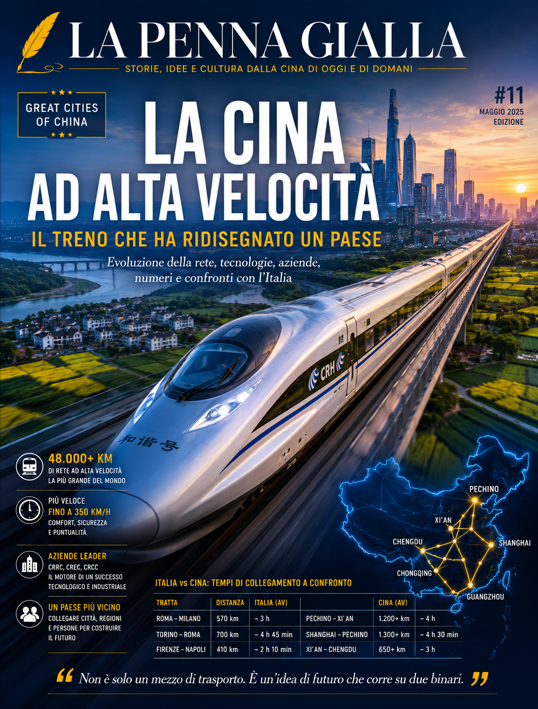 La Cina ad Alta Velocità: il treno che ha ridisegnato un Paese